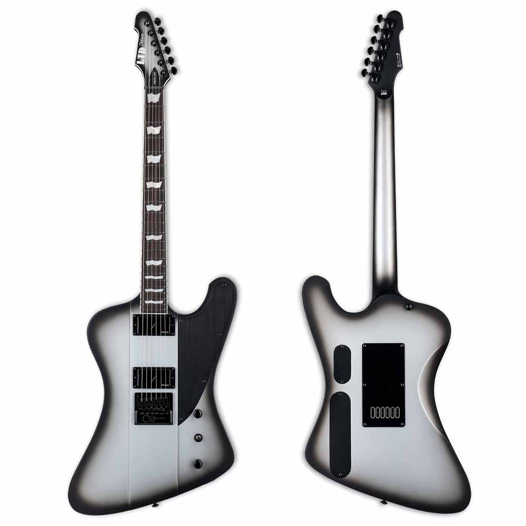 ESP LTD Phoenix-1000 Evertune Electric Guitar in Silver Sunburst Satin
