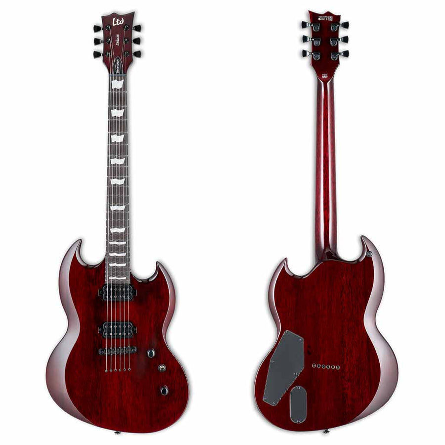 ESP LTD Viper-1000 All Mahogany Electric Guitar in See Thru Black Cherry