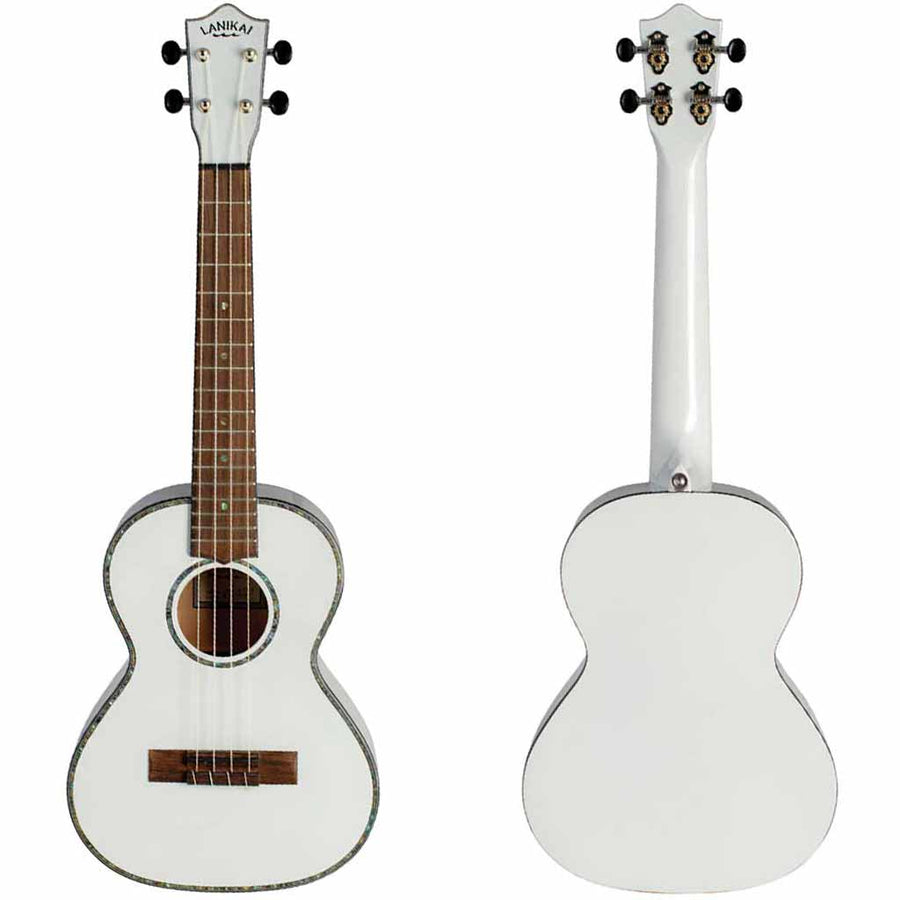 Lanikai Julia Michaels White Pearl Signature Tenor Ukulele