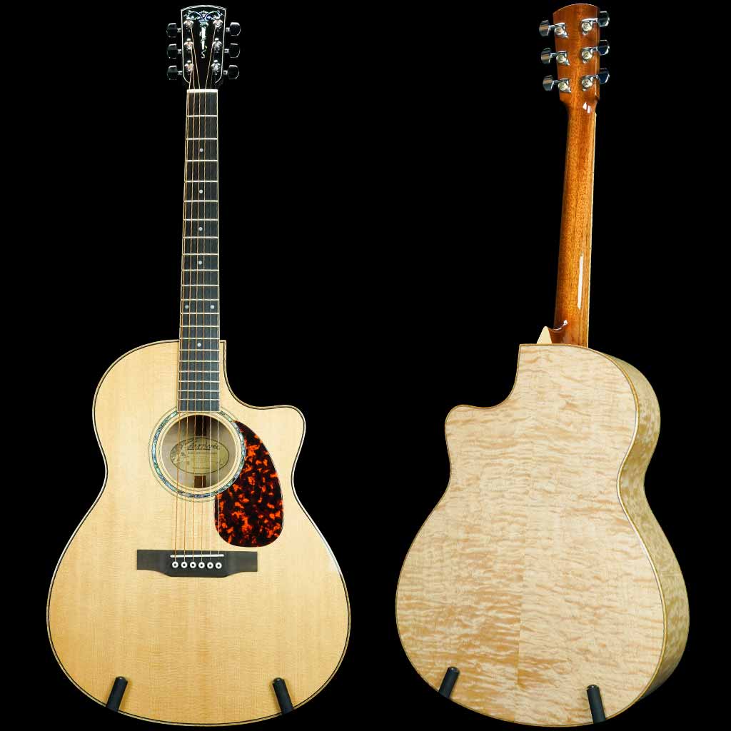 Larrivee LV-09 Artist Series Acoustic Guitar with Quilt Maple Back