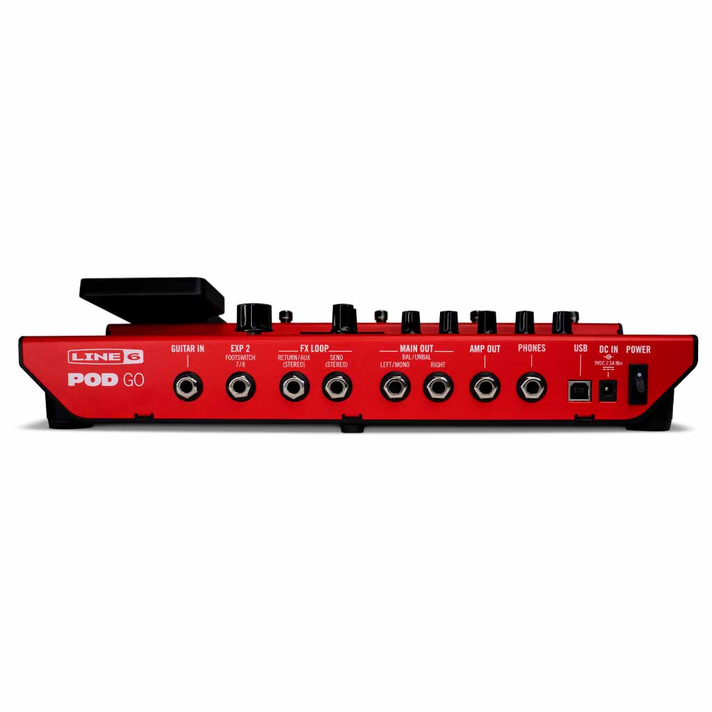 Line 6 POD Go Portable Multi-Effects Processor - Limited Edition Red