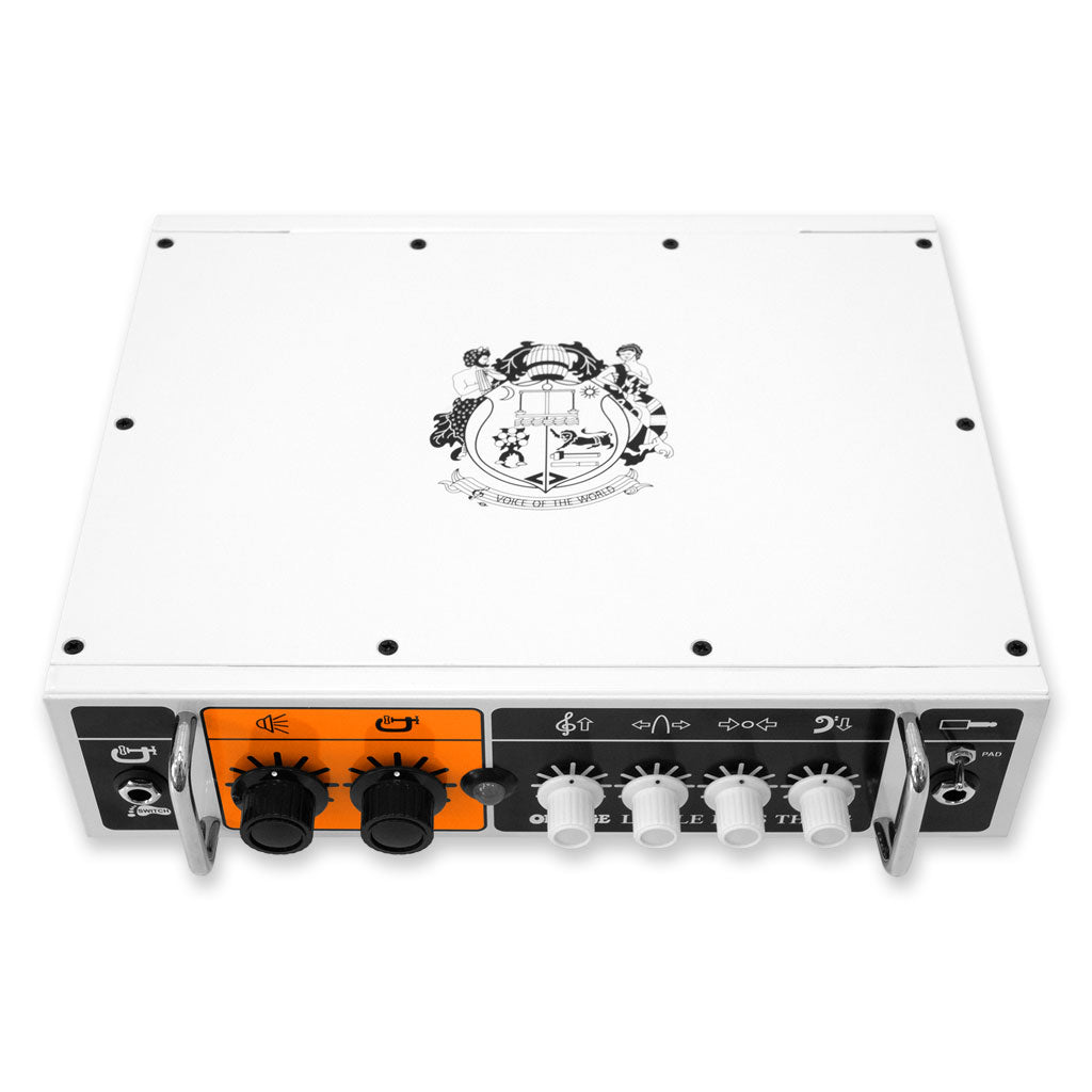 Orange Little Bass Thing Bass Head Orange Bass Guitar Amp GOOD THINGS COME  IN SMALL PACKAGESAs the name suggests, the Little Bass Thing is a  no-nonsense, featherweight bass amplifier, aimed squarely at