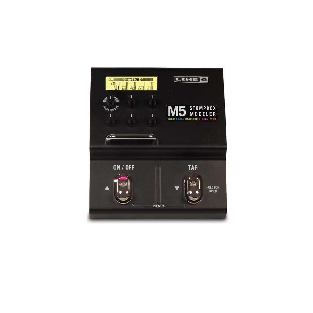 Line 6 M5 Multi-Effects Stompbox Pedalboard Line 6 Effects Pedal A