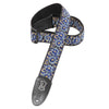 Levy's Leathers Asian Jacquard Weave 2" Guitar Strap - Navy