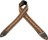 Levy's Leathers 2” Jacquard Weave Guitar Strap With Vintage Hootenanny Design M8HTV-20