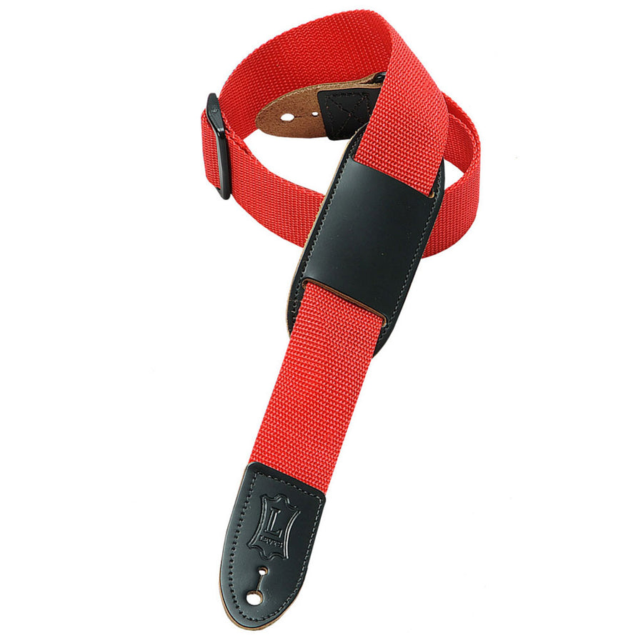 Levy's Leathers Youth Guitar Strap in Red
