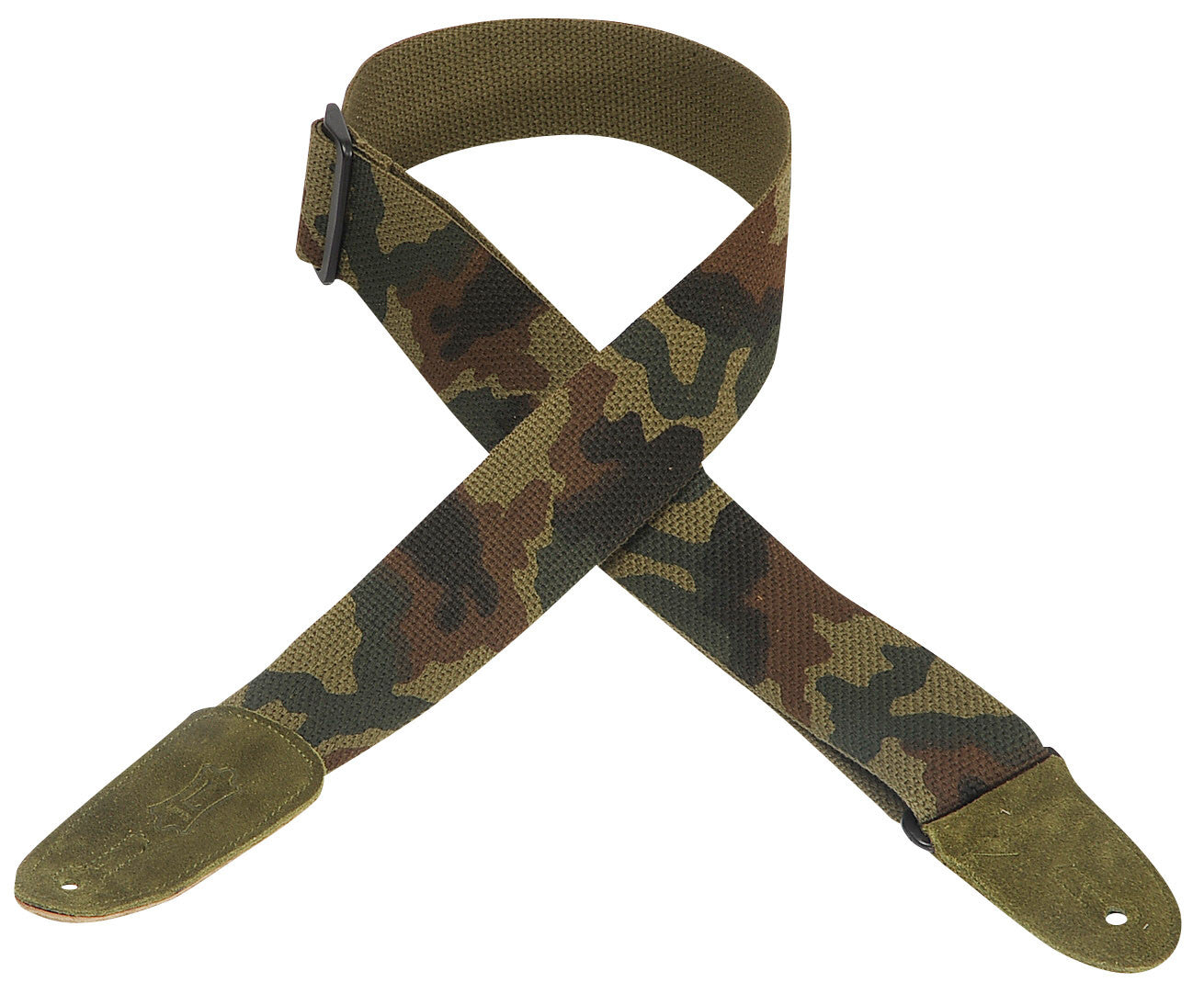 Levy's 2" Camoflauge Cotton Guitar Strap MC8-CAM