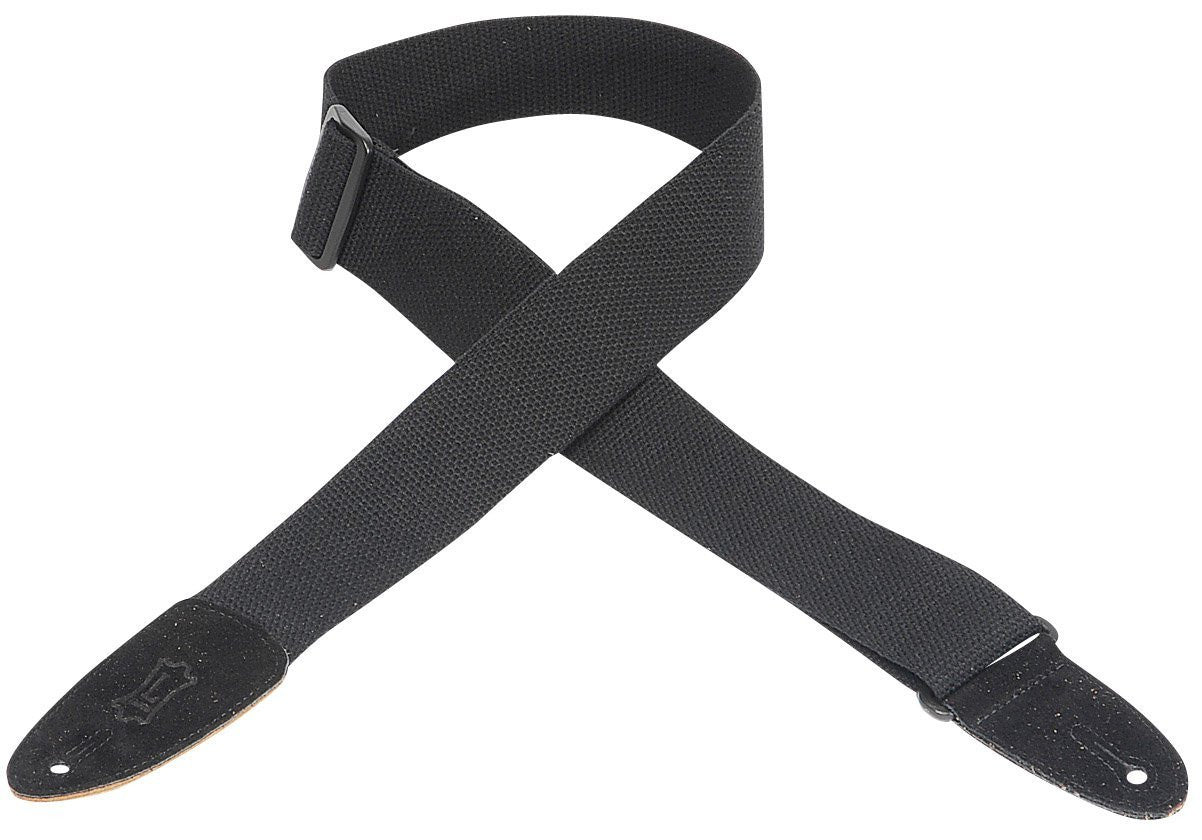 Levy's 2" Cotton Guitar Strap MC8-BLK