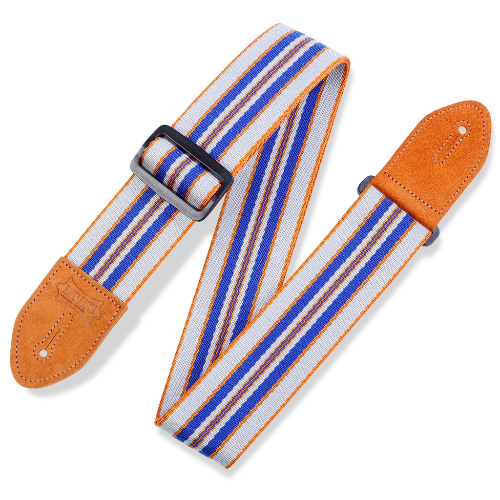 Levy's 'Skyline Stripe' 2" Woven Polyester Guitar Strap MC8VIN-005