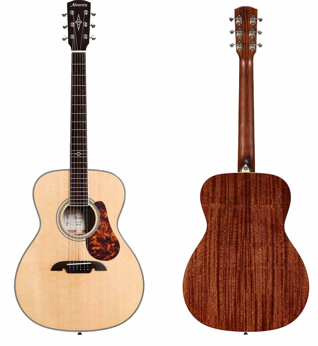 Alvarez Masterworks Herringbone OM Acoustic Guitar