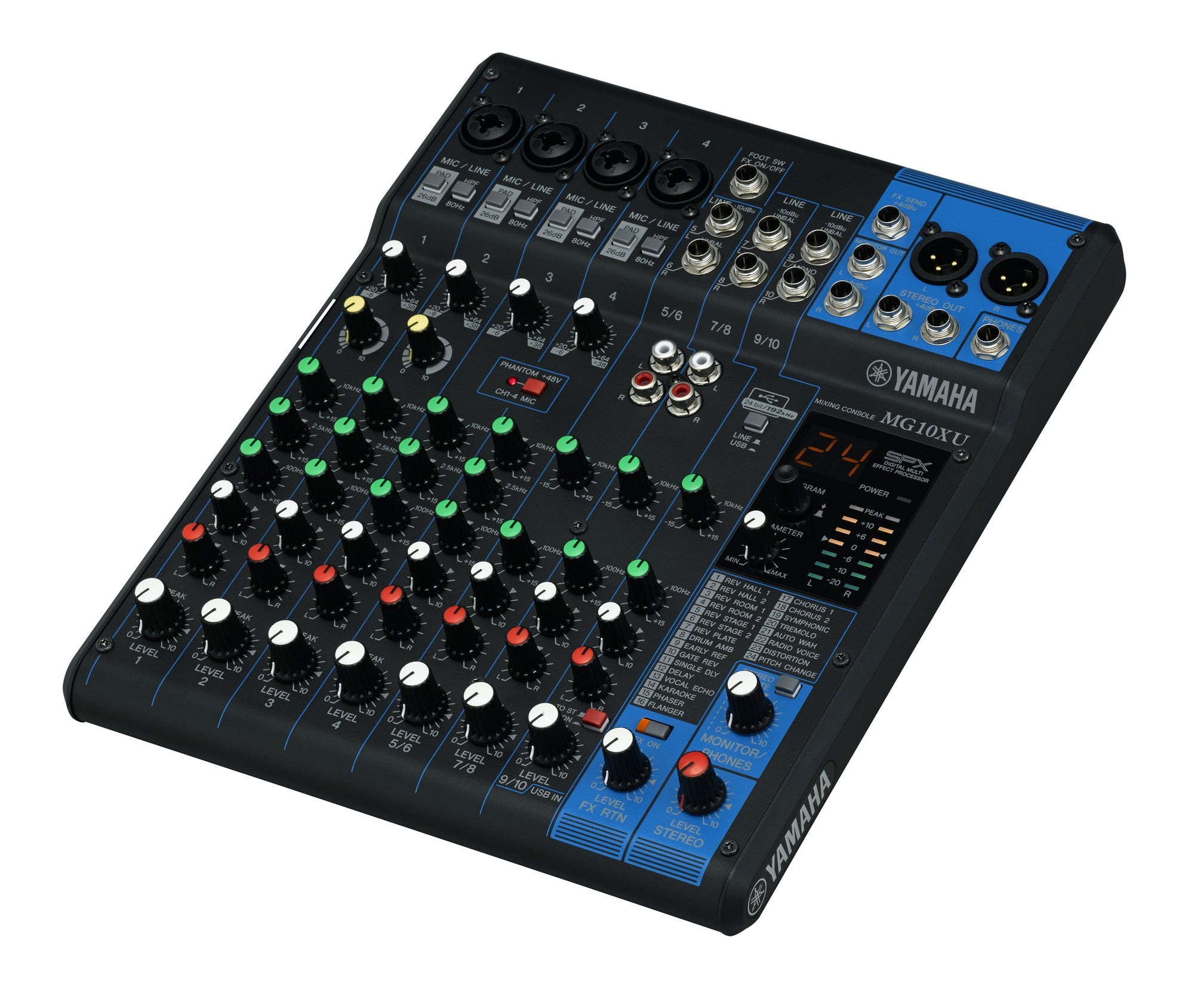 Yamaha MG10XU 10 Channel Mixer w/ SPX Effects and USB Yamaha Mixer 