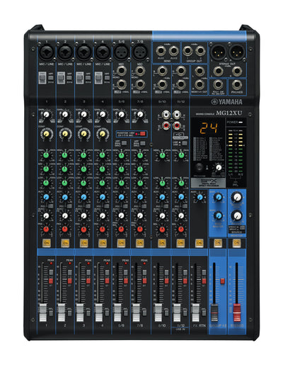 Yamaha MG12XU 12 Channel Mixer w/ SPX Effects and USB