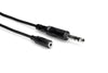 Hosa 10' 3.5 mm TRS to 1/4" TRS Headphone Adaptor Cable MHE-310