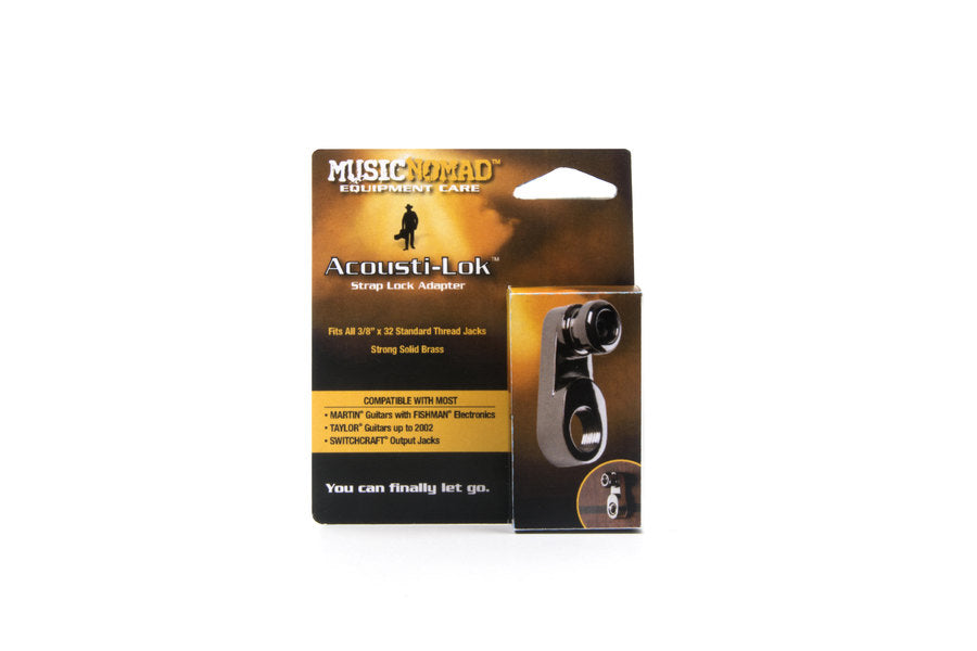 Music Nomad Acousti-Lok Strap Lock Adapter for Standard Output Jacks MN270