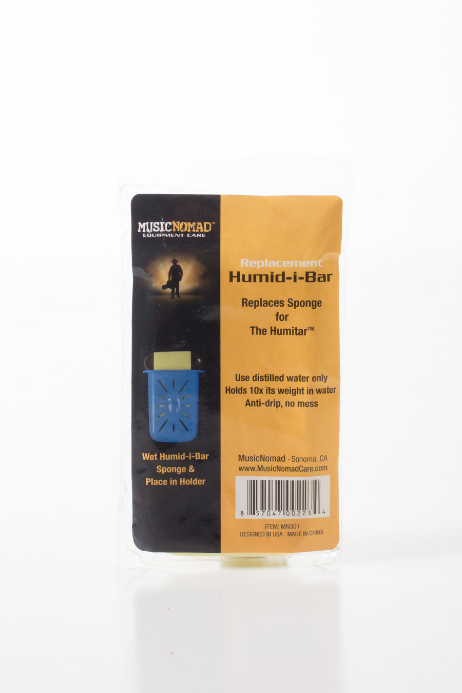 Music Nomad Replacement Humid-i-Bar Sponge for the Humitar Humidifier MN301