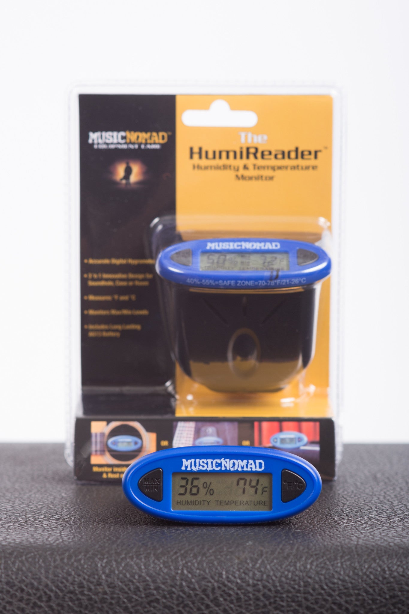 Music Nomad The HumiReader - Humidity & Temperature Monitor MN305