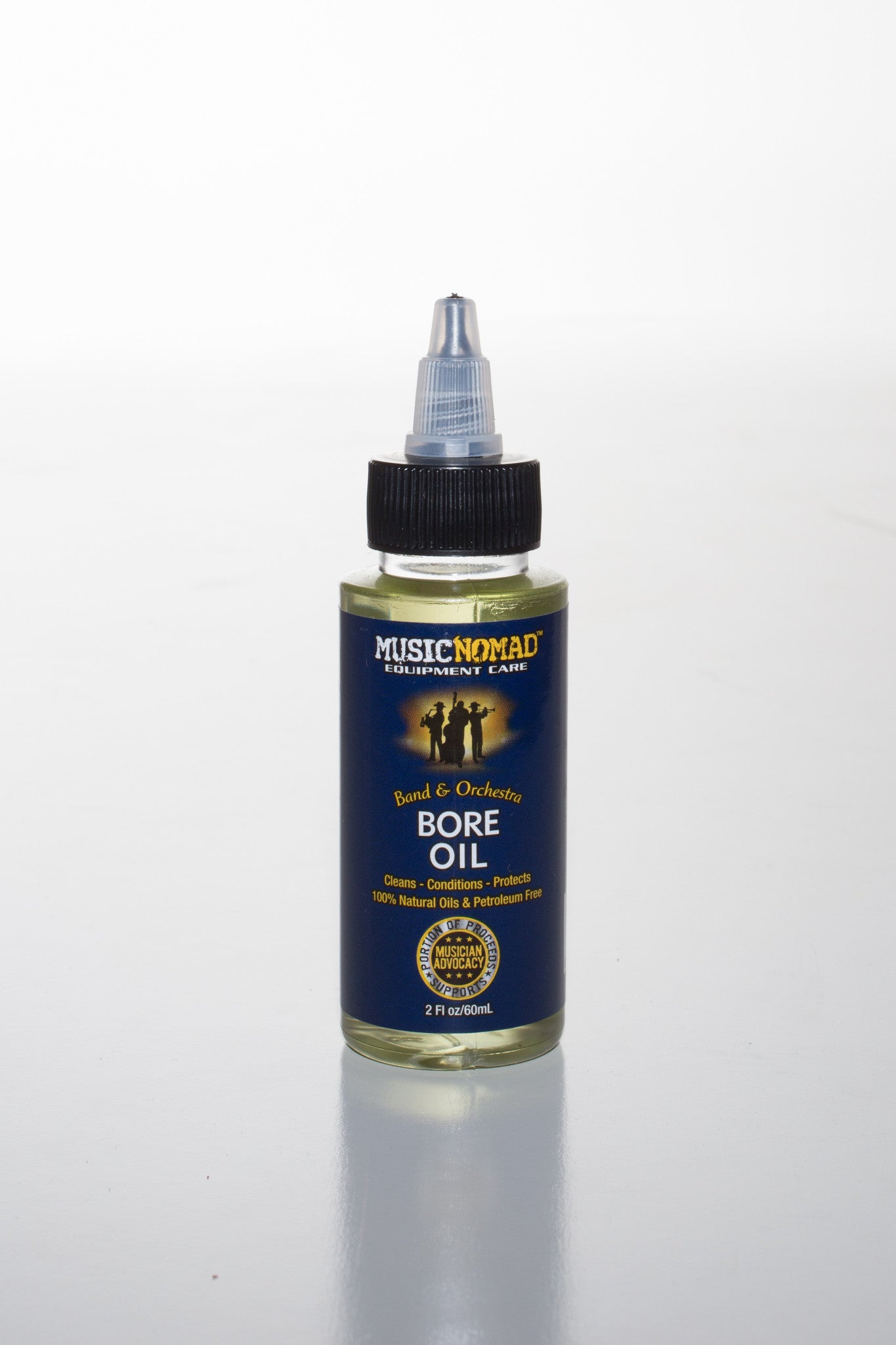 Music Nomad MN702 Bore Oil-100% Natural Oil, Petroleum Free