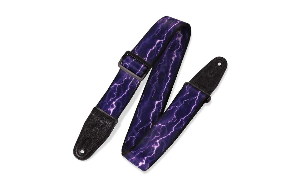 Levy's MP-18 Print Series Guitar Strap - Lightning