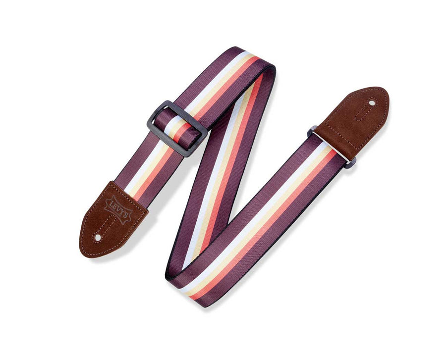 Levy's MP2-001 Print Series Guitar Straps - 3 Bar Stripe