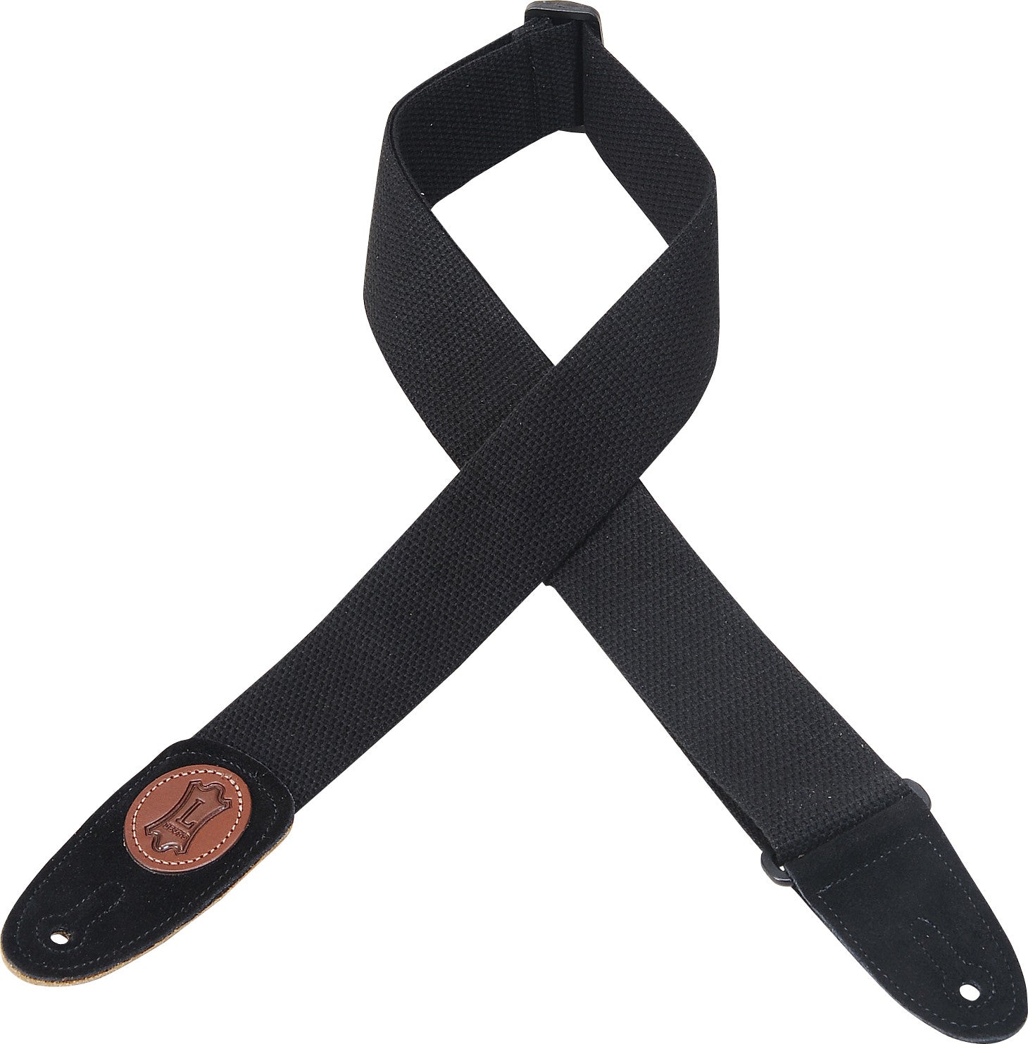 Levy's Leathers 2" Signature Series Cotton Guitar Strap MSSC8-BLK