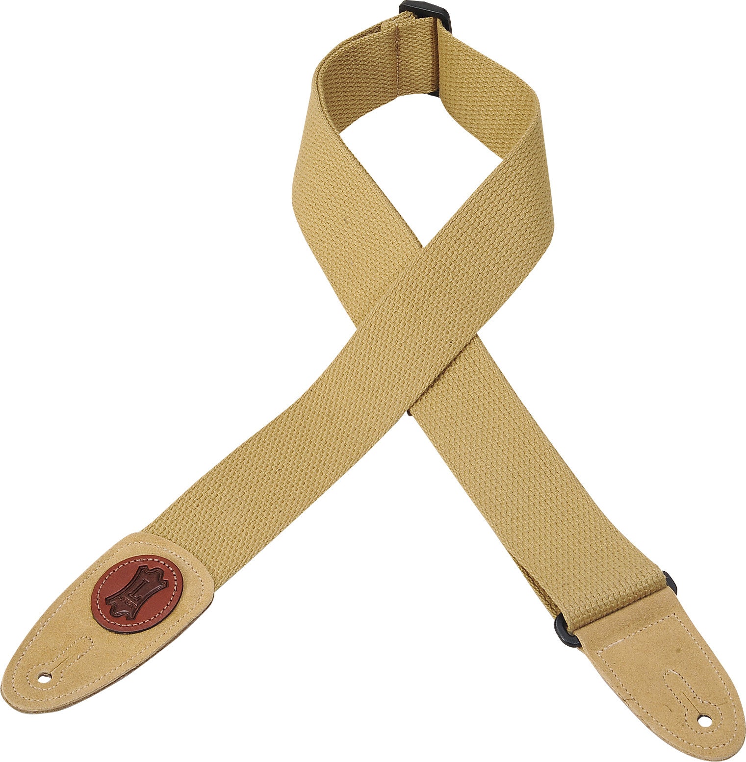 Levy's Leathers 2" Signature Series Cotton Guitar Strap MSSC8-TAN