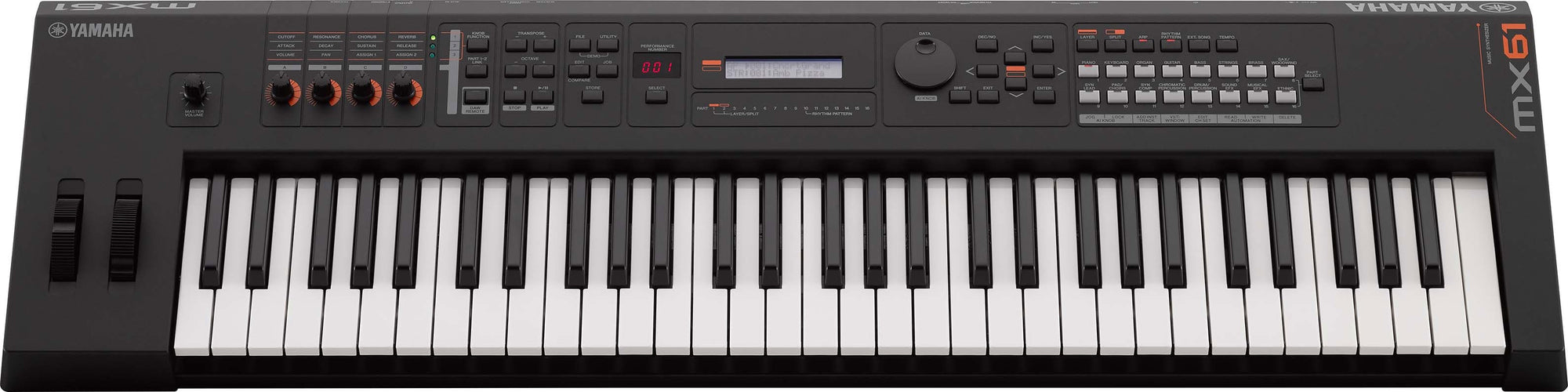 Yamaha MX61 61 Key Portable Synthesizer Yamaha Portable Keyboards