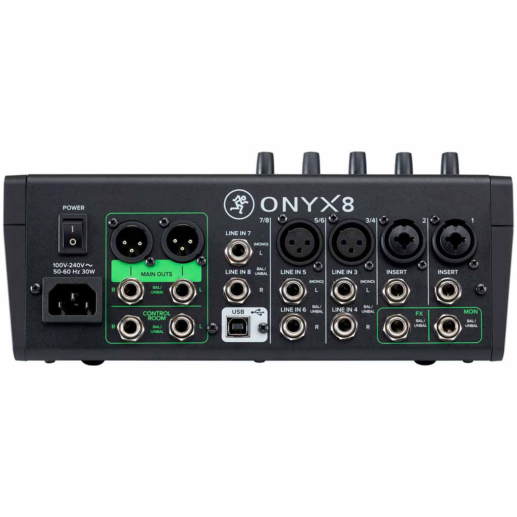 Mackie Onyx8 8-Channel Premium Analog Mixer w/Multi-Track USB