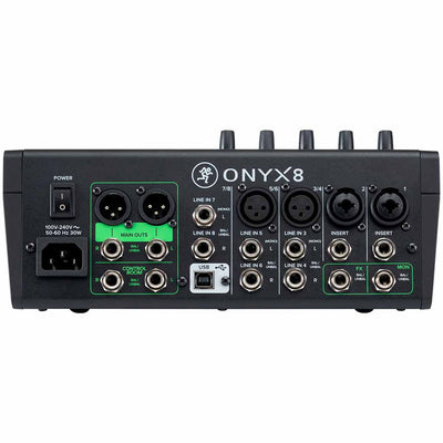 Mackie Onyx8 8-Channel Premium Analog Mixer w/Multi-Track USB