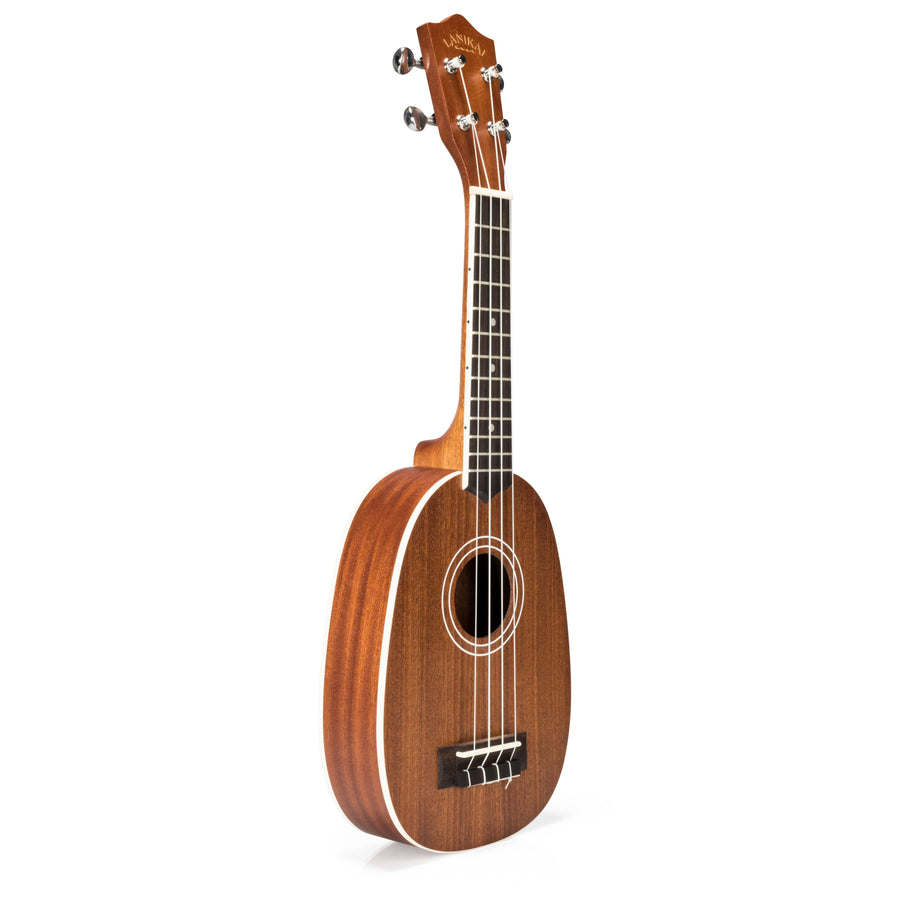Lanikai Mahogany Pineapple Soprano Ukulele w/ Bag