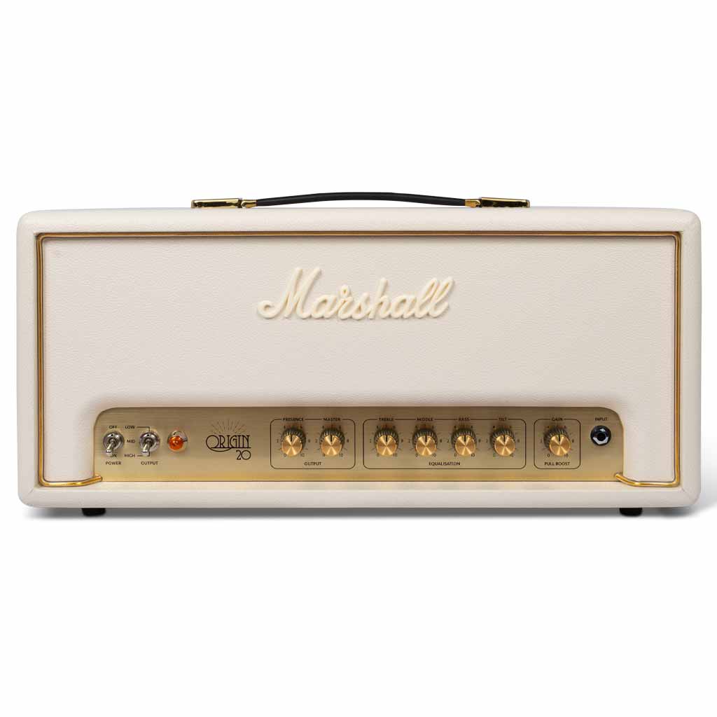 Marshall Origin Series 20w Tube Amplifier Head in Cream Limited Edition