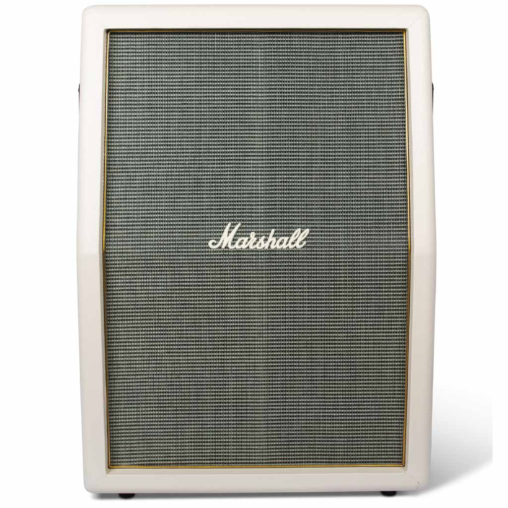 Marshall Origin 2x12 Angled Guitar Amp Cabinet in Cream Limited Edition