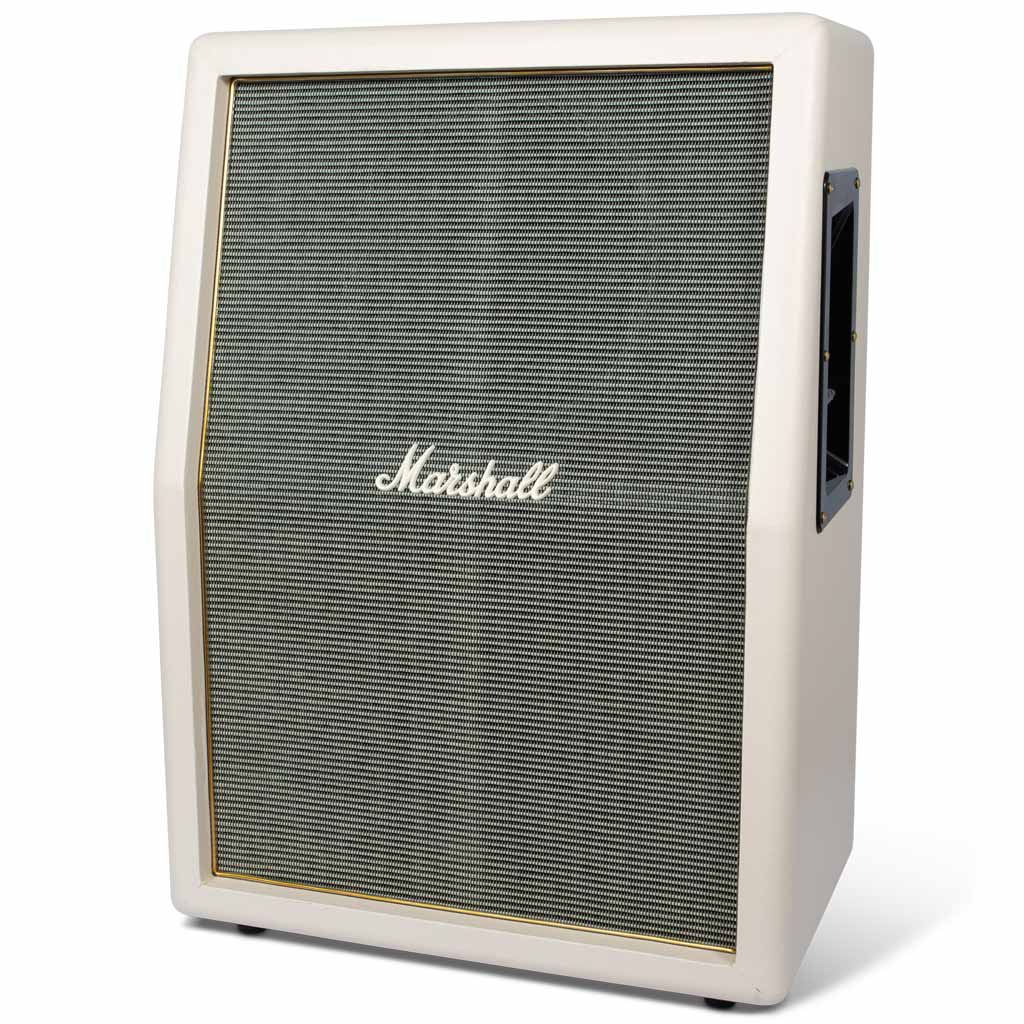 Marshall Origin 2x12 Angled Guitar Amp Cabinet in Cream Limited Edition