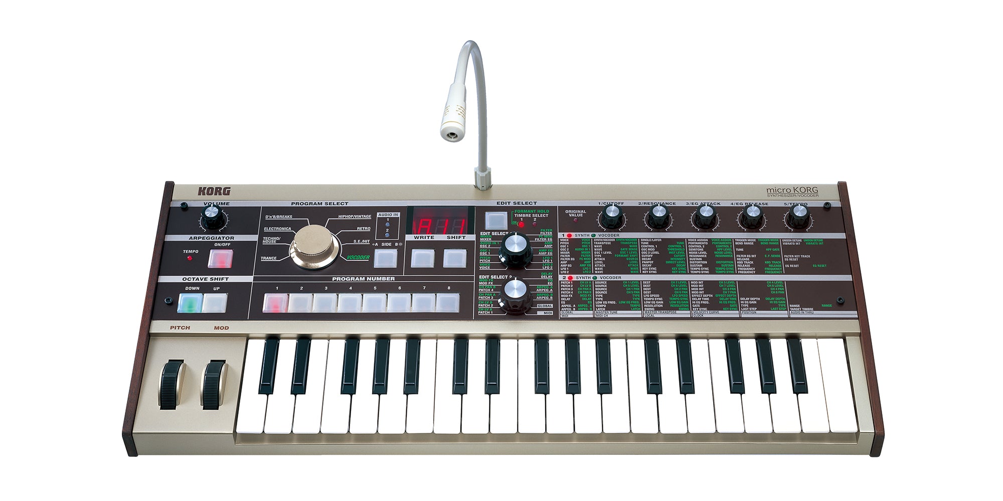 Korg microKorg Synthesizer/Vocoder Korg Portable Keyboards Serious