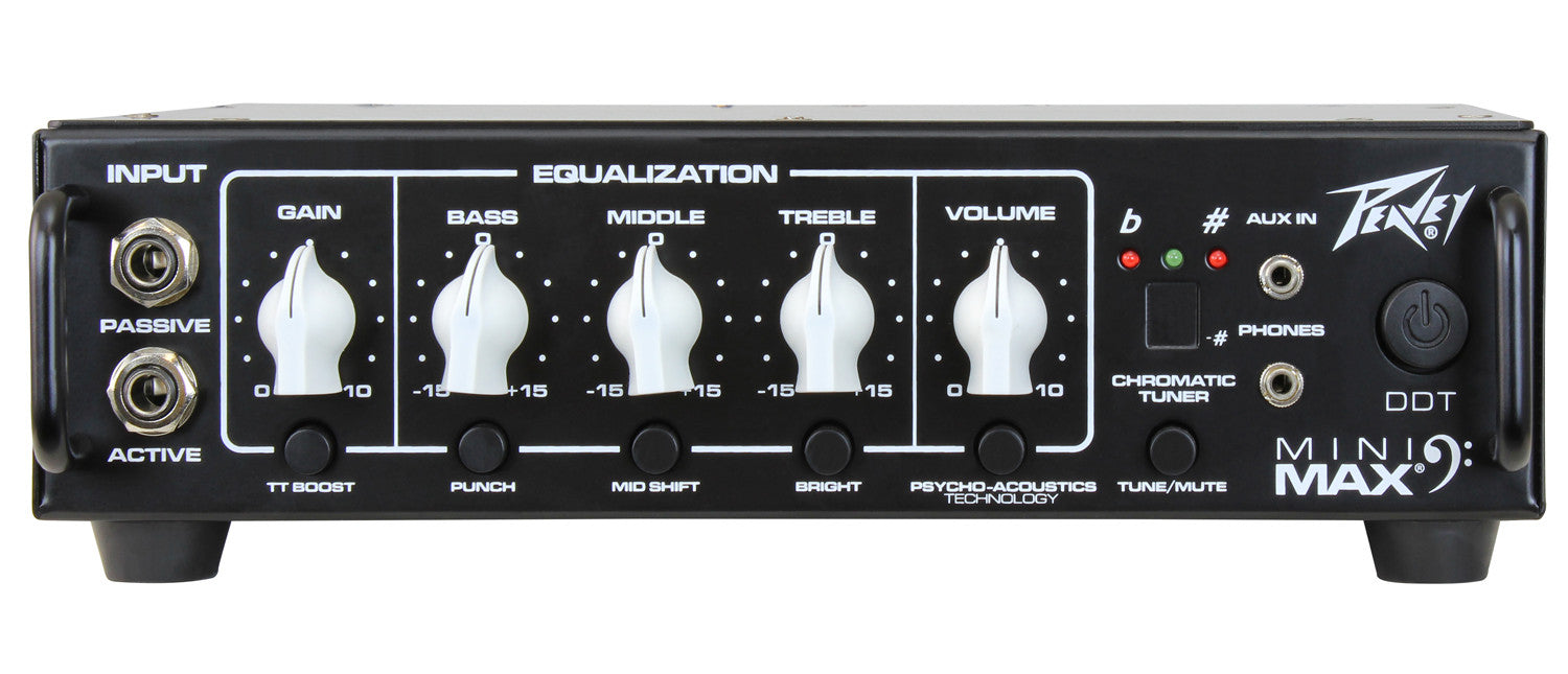 Peavey MiniMAX Bass Amp Head Peavey Bass Guitar Amp