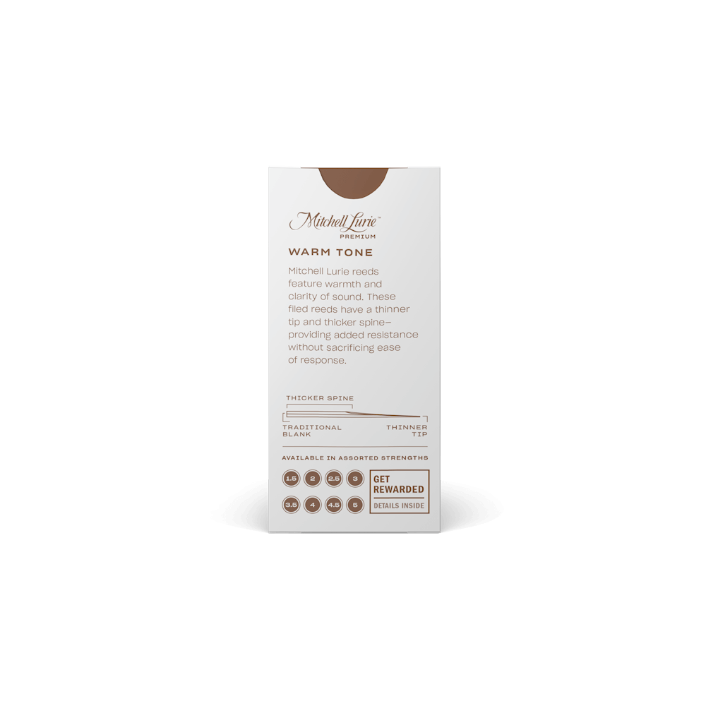 Mitchell Lurie Bb Clarinet Reeds 5-Pack
