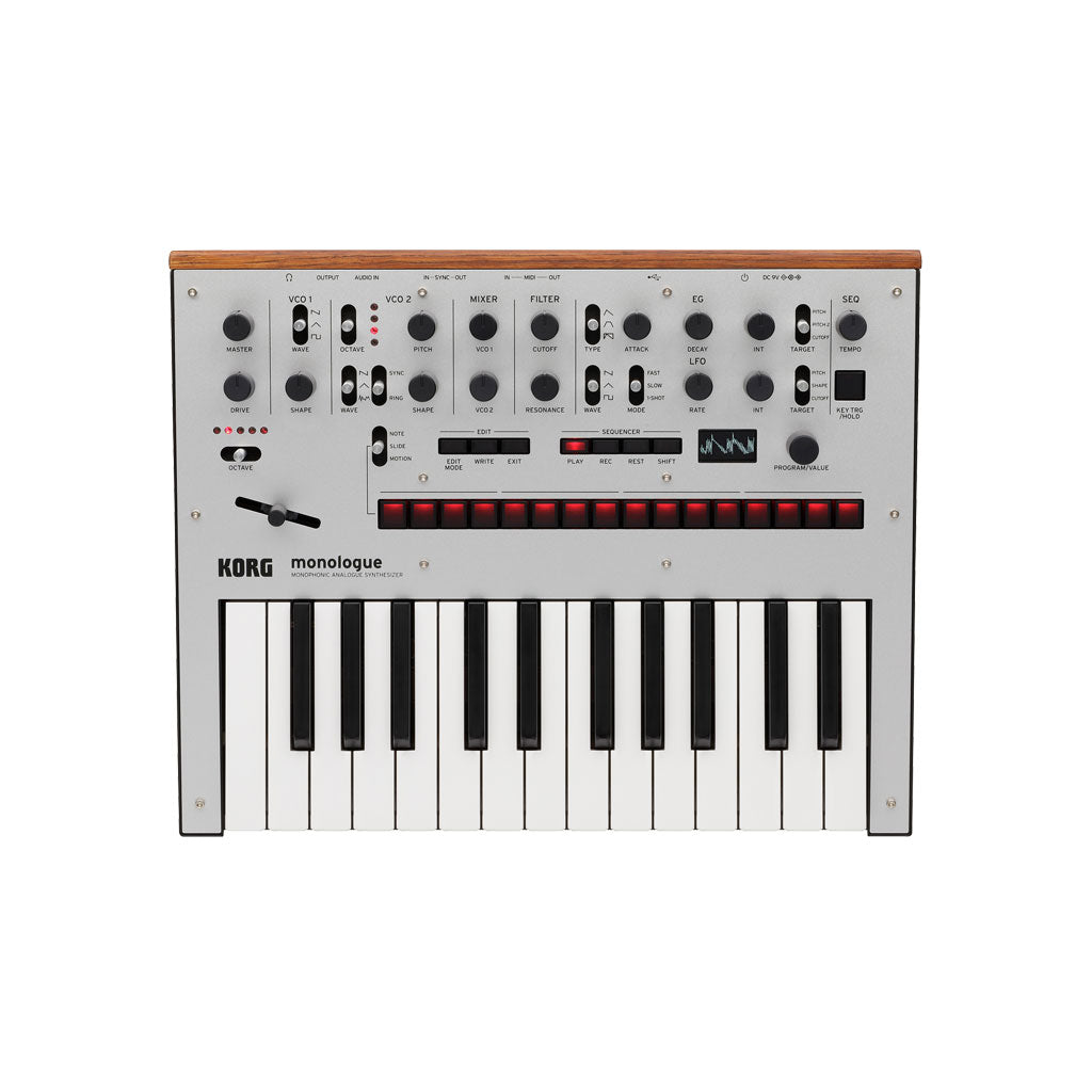 Korg Monologue Monophonic Analog Synthesizer - Silver