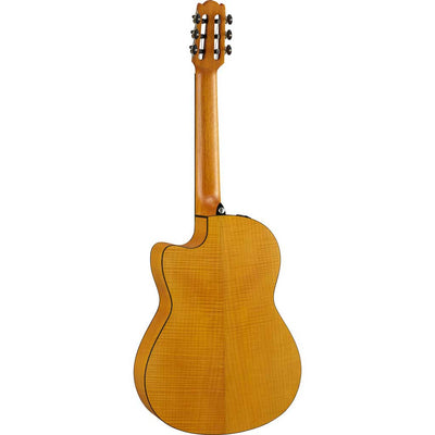 Yamaha NCX1 Nylon String Acoustic Electric Guitar w/Flame Maple Back and Sides
