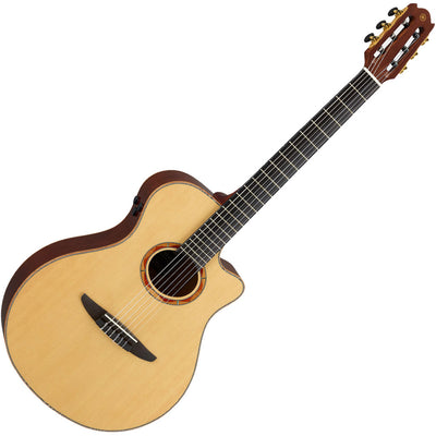 Yamaha NTX3 Thinline Nylon Acoustic Electric Guitar in Natural