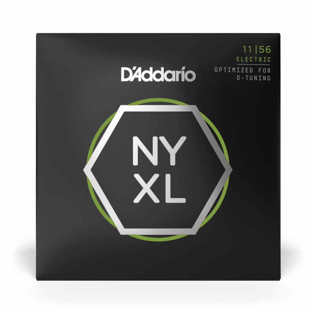 D'Addario NYXL1156 Nickel Wound Medium Top/Extra Heavy Bottom Electric Guitar Strings 11-56