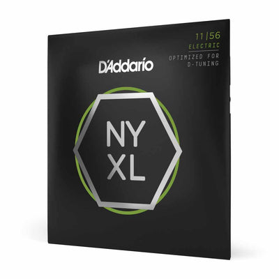 D'Addario NYXL1156 Nickel Wound Medium Top/Extra Heavy Bottom Electric Guitar Strings 11-56