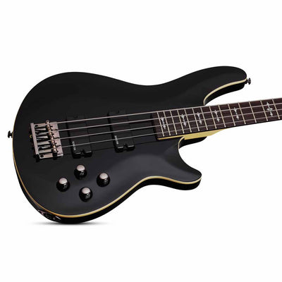 Schecter Omen-4 4-String Bass Guitar in Gloss Black