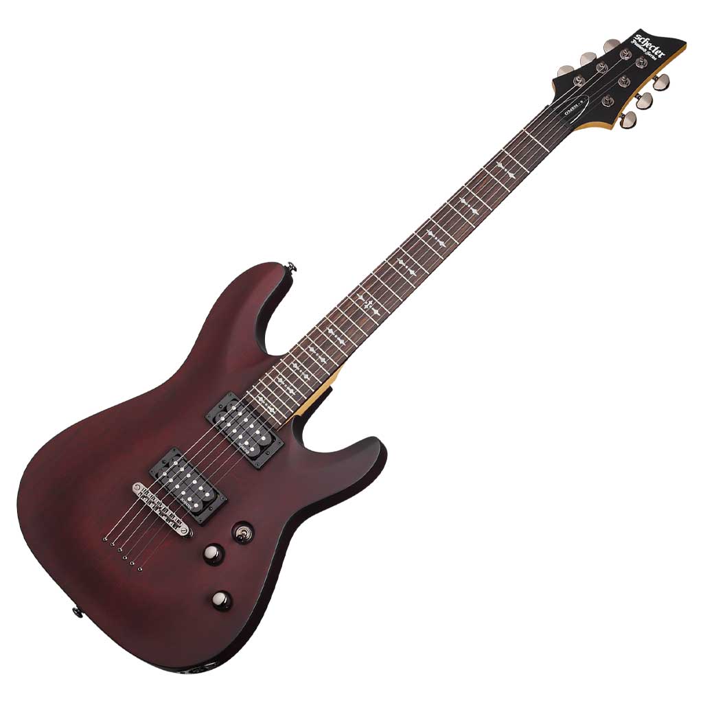 Schecter Omen-6 Series Electric Guitar in Walnut Satin