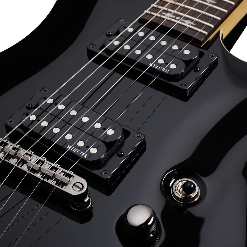 Schecter Omen-6 Series Electric Guitar in Black