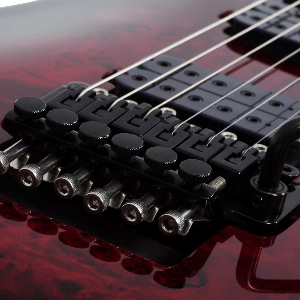 Schecter Omen Elite-6 FR Series Electric Guitar in Black Cherry Burst