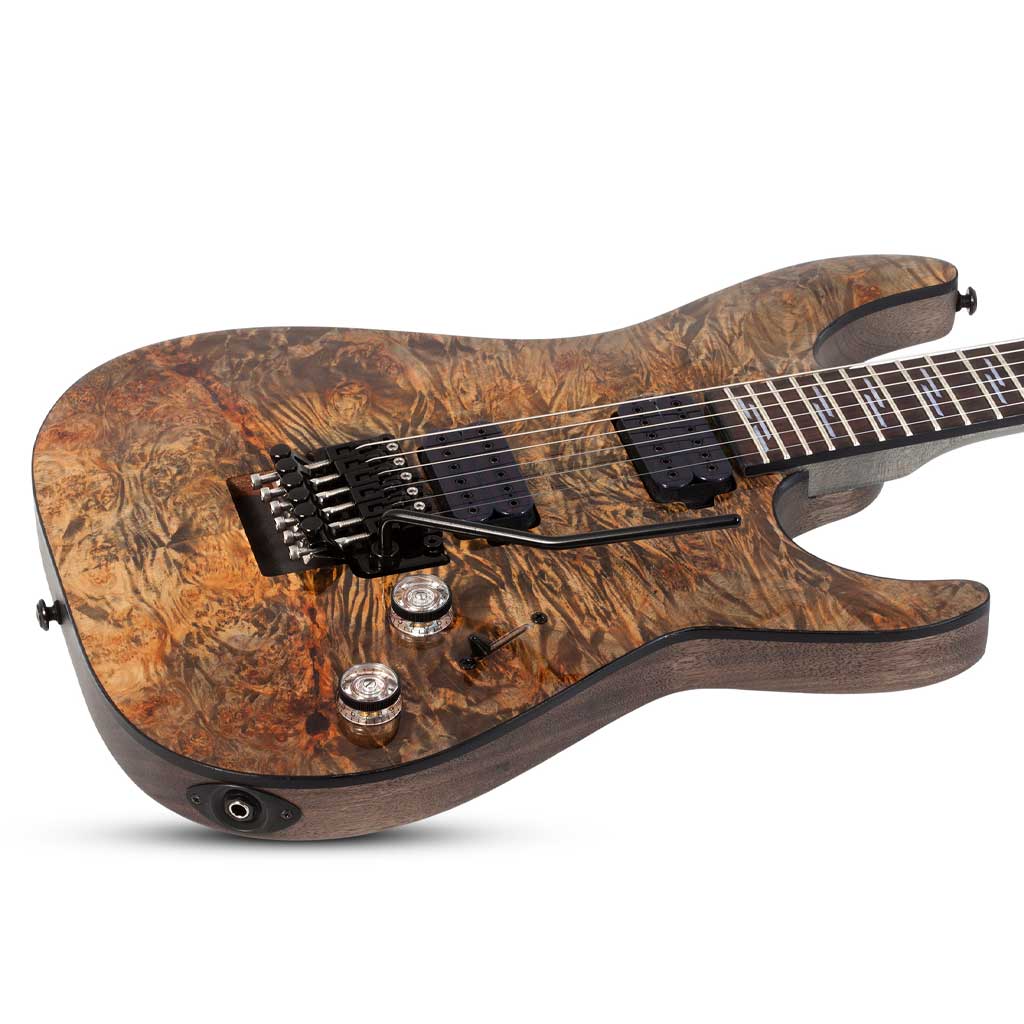 Schecter Omen Elite-6 FR Series Electric Guitar in Charcoal