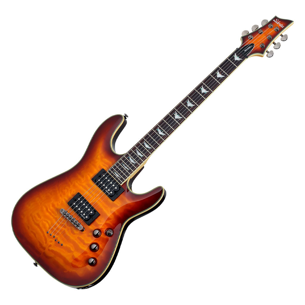 Schecter Omen Extreme-6 Series Electric Guitar w/Quilted Maple Top -  Vintage Sunburst