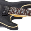 Schecter Omen Extreme-7 Series 7-String Electric Guitar w/Quilted Maple Top in See Thru Black