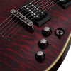Schecter Omen Extreme-6 Series Electric Guitar w/Quilted Maple Top in Black Cherry