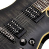 Schecter Omen Extreme-6 Series Electric Guitar with Quilted Maple Top in See Thru Black Burst