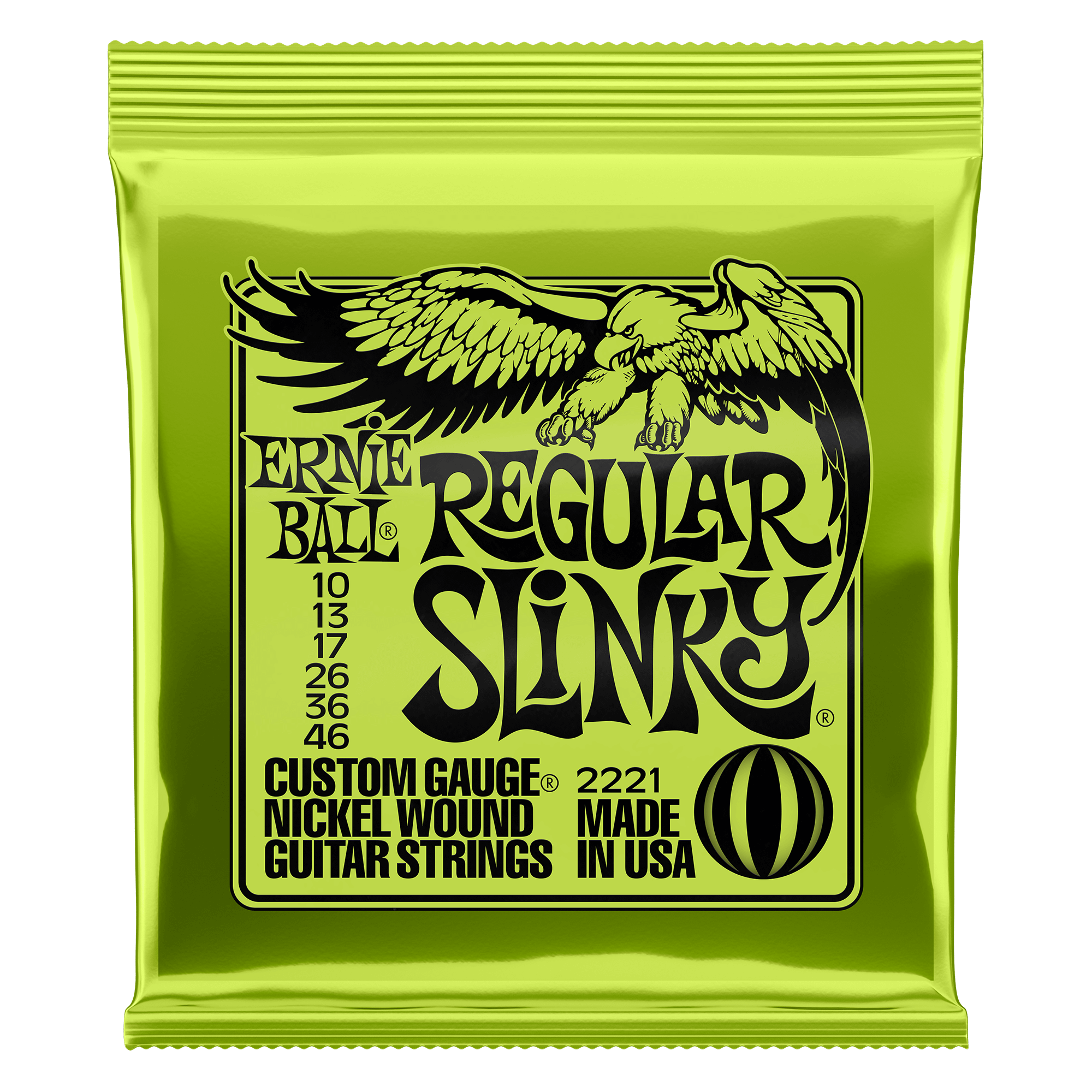 Ernie Ball Regular Slinky 10-46 Electric Guitar Strings